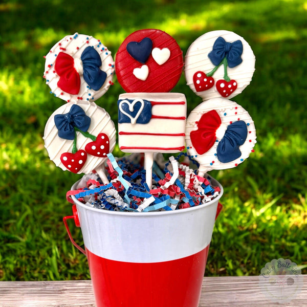 Red, White & Bougie Gift Bundle-Cake Ballerina-Cake Pops