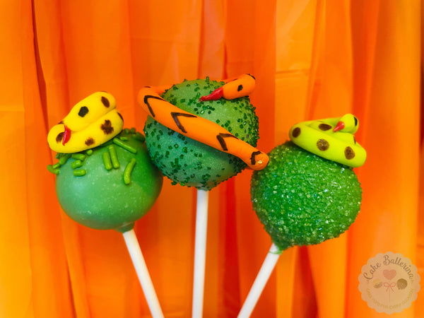 Snake Cake Pops-Cake Ballerina-Cake Pops