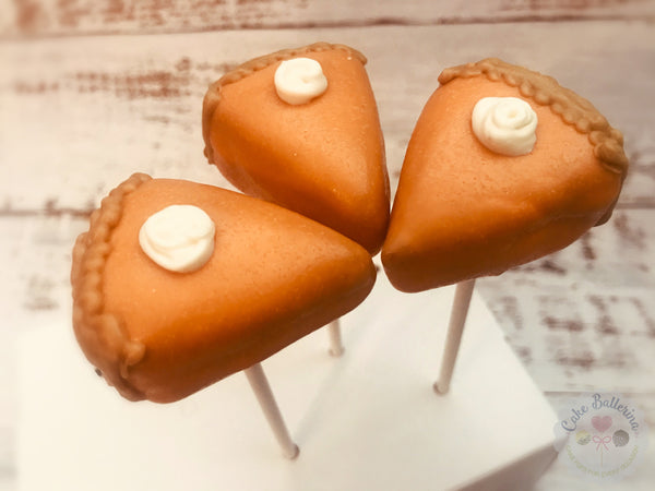 Pumpkin Pie Cake Pops-Cake Ballerina-Cake Pops
