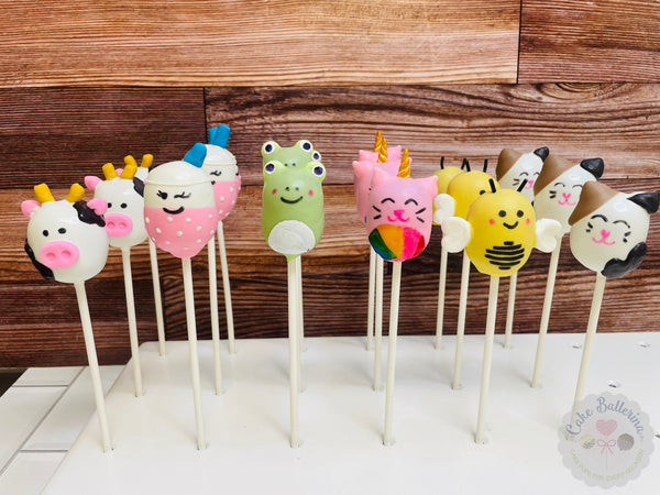 Squishmallow themed Cake Pop-Cake Ballerina-Cake Pops