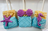Mermaid Rice Krispies-Cake Ballerina-Cake Pops