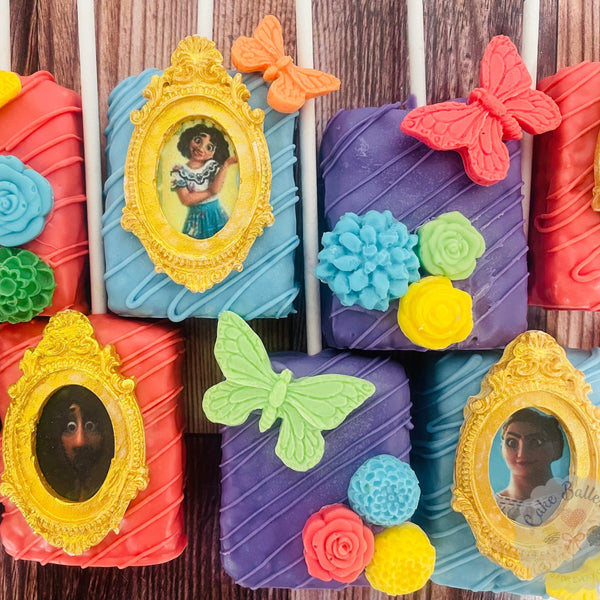 Encanto Rice Krispies-Cake Ballerina-Cake Pops