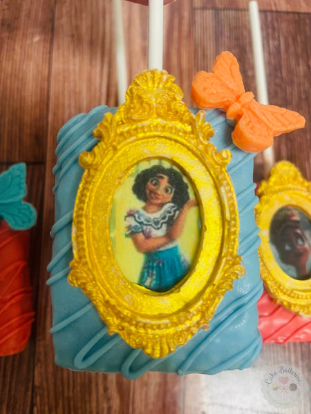 Encanto Rice Krispies-Cake Ballerina-Cake Pops