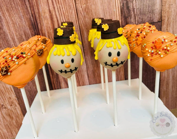 Scarecrow Cake Pops-Cake Ballerina-Cake Pops