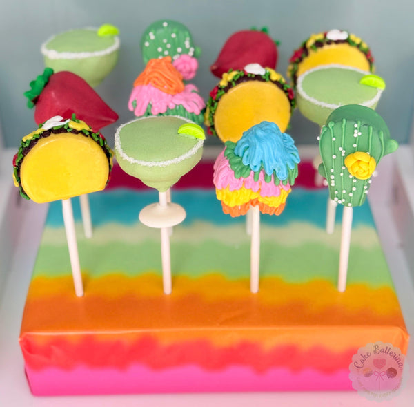 Cinco de Mayo Cake Pops-Cake Ballerina-Cake Pops