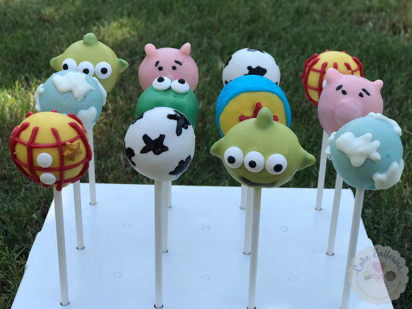 Toy Story Inspired Cake Pops-Cake Ballerina-Cake Pops