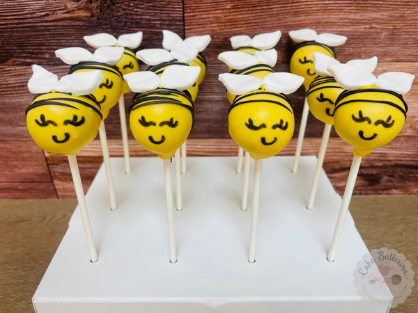 Bumble Bee Cake Pops-Cake Ballerina-Cake Pops