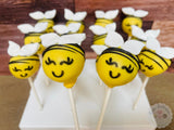 Bumble Bee Cake Pops-Cake Ballerina-Cake Pops