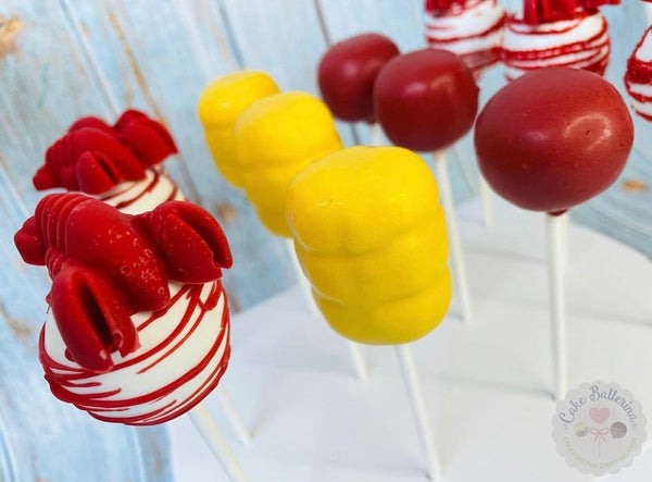 Crawfish Cake Pops-Cake Ballerina-Cake Pops