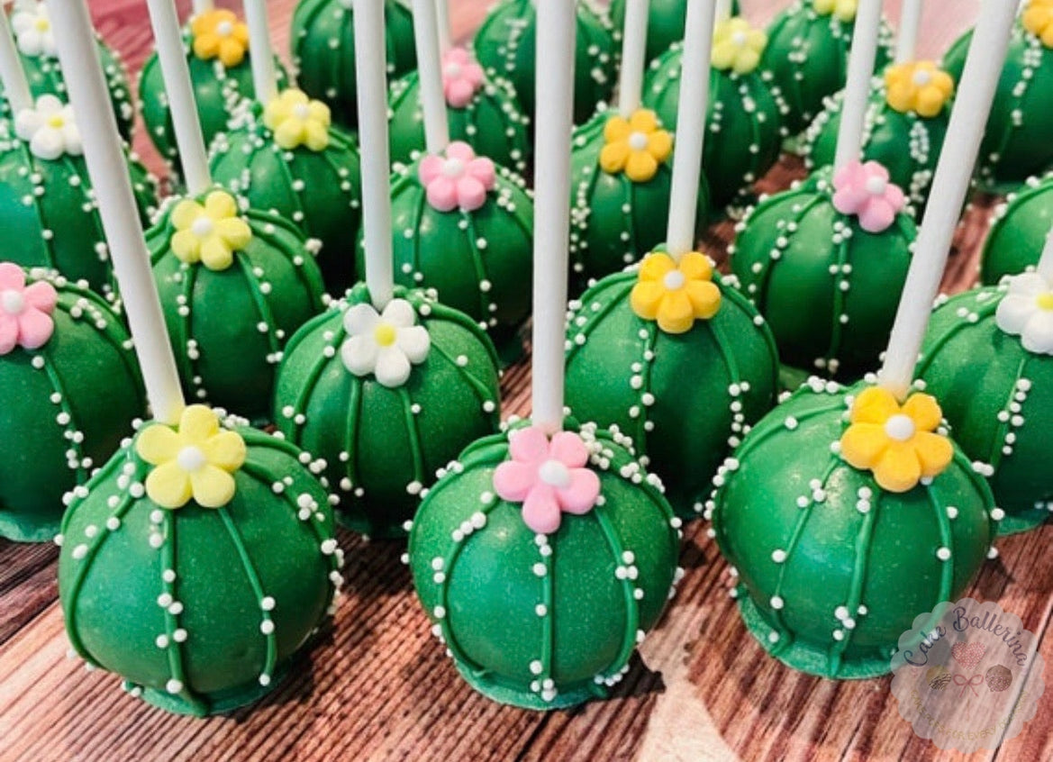 Cactus Cake Pops exclusive at Cake Ballerina