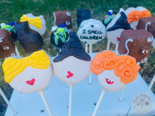 Hocus Pocus Themed Cake Pops-Cake Ballerina-Cake Pops