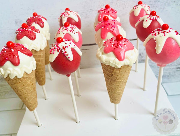 You Make my Heart Melt Dozen-Cake Ballerina-Cake Pops