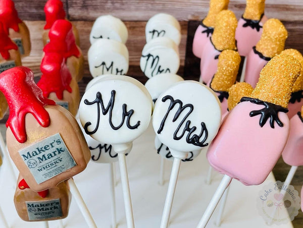 Mr. and Mrs. Cake Pops-Cake Ballerina-Cake Pops