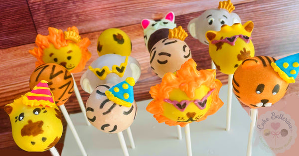 Party Animal Cake Pops-Cake Ballerina-Cake Pops