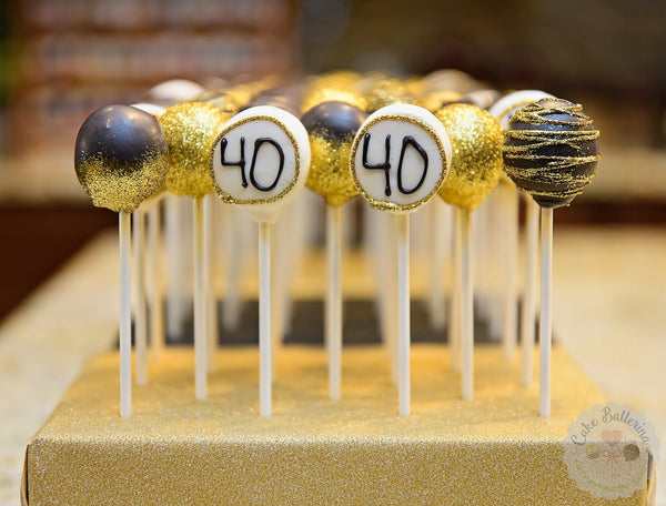 Birthday Age Cake Pops-Cake Ballerina-Cake Pops