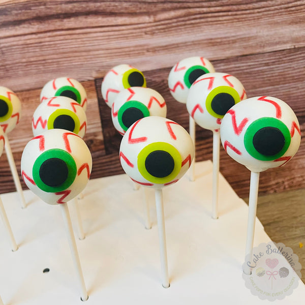 Eye Ball, Halloween Cake Pops-Cake Ballerina-Cake Pops