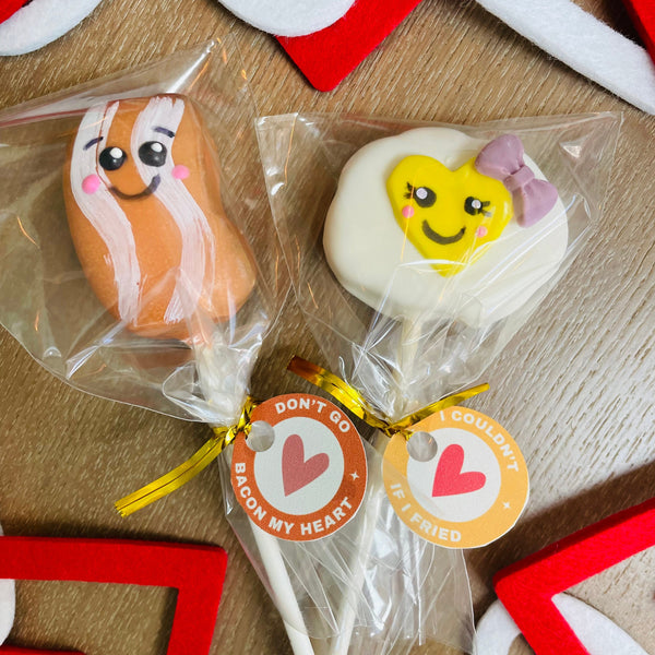 Bacon and Egg Box of 2-Cake Ballerina-Cake Pops