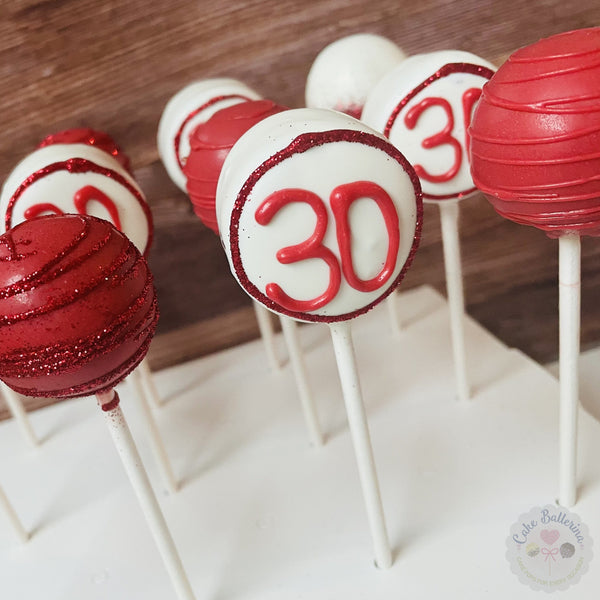 Birthday Age Cake Pops-Cake Ballerina-Cake Pops
