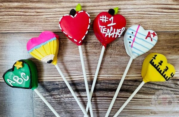 Teacher Tote of 6-Cake Ballerina-Cake Pops