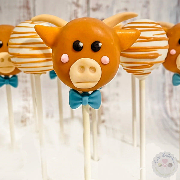 Baby Longhorn Cake Pops-Cake Ballerina-Cake Pops
