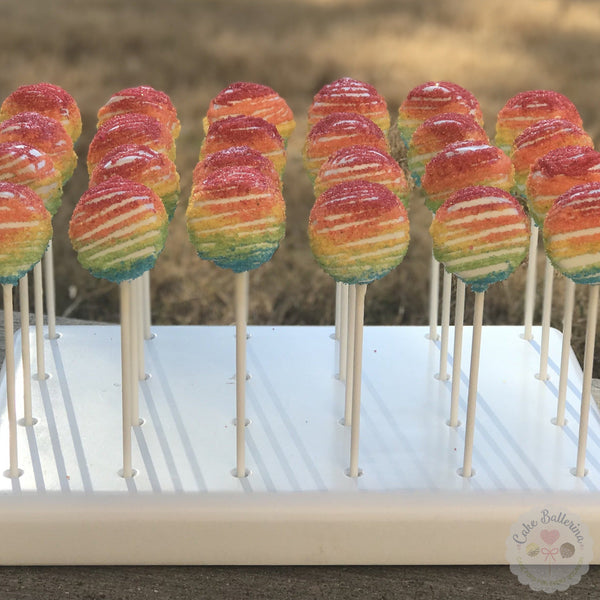 Rainbow Sprinkle Cake Pops-Cake Ballerina-Cake Pops