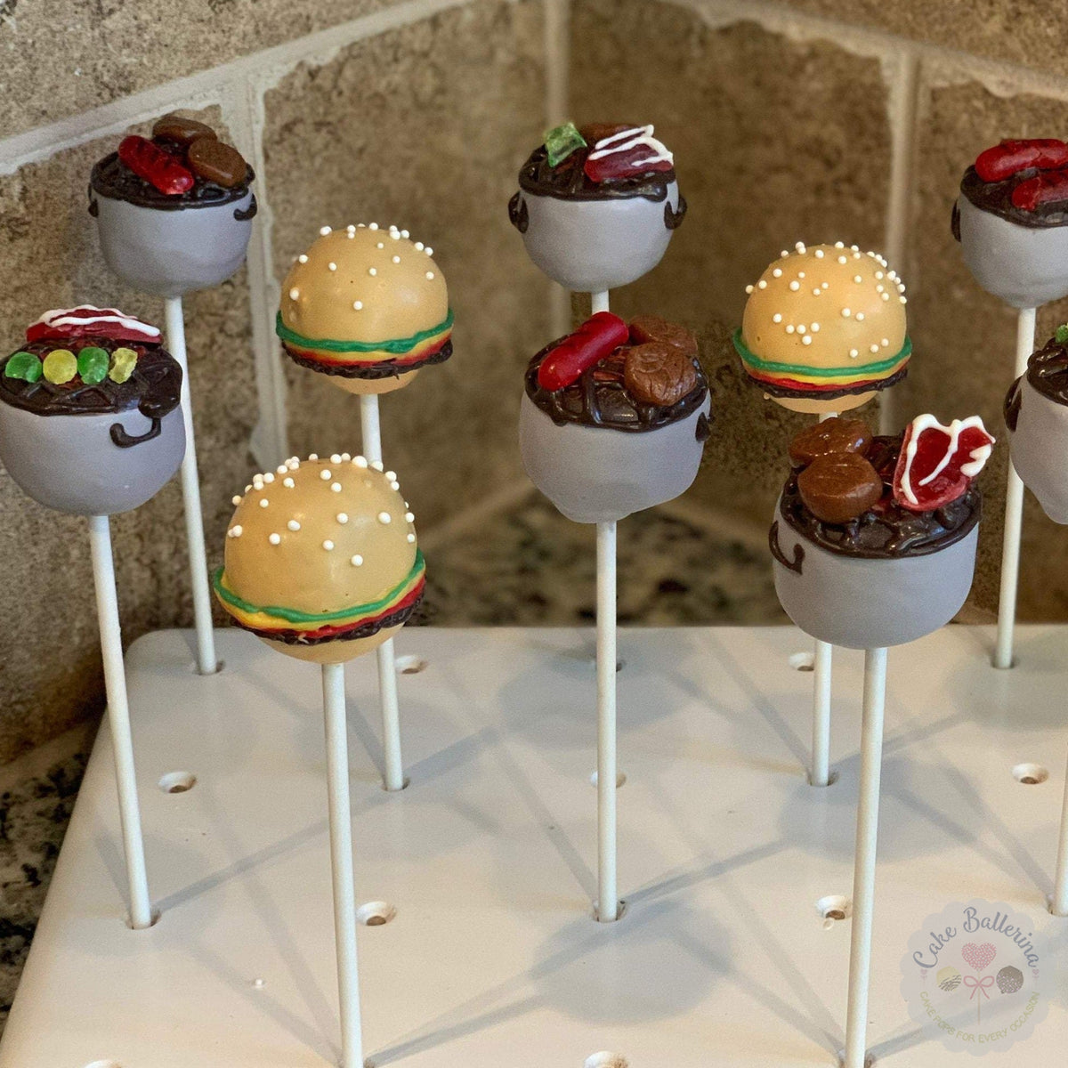 Golf Ball Cake Pops for Father's Day – neverbeenso