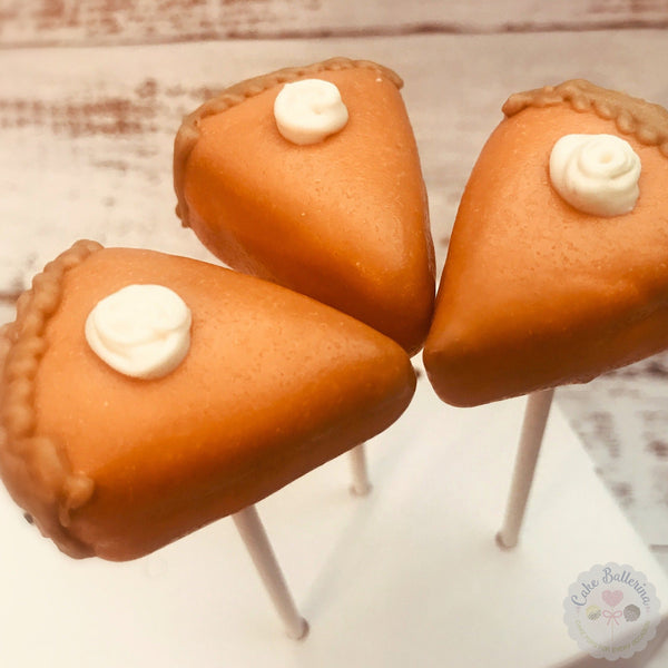 Pumpkin Pie Cake Pops-Cake Ballerina-Cake Pops