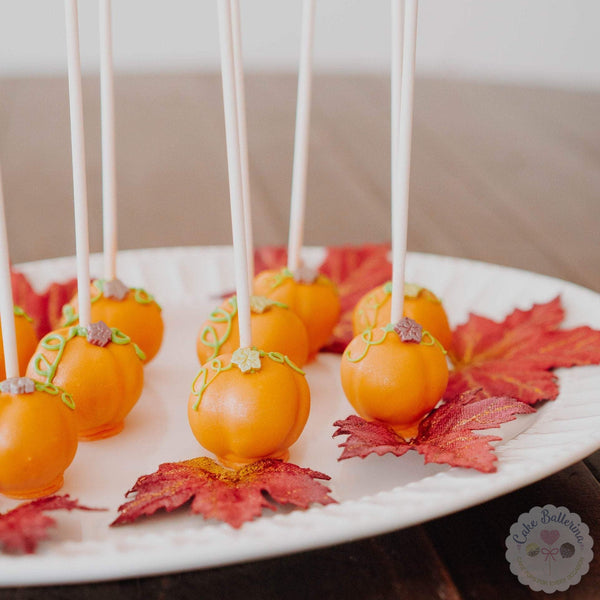 Pumpkin, Thanksgiving Cake Pops-Cake Ballerina-Cake Pops