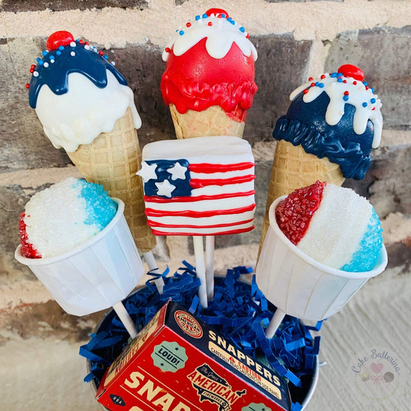 4th of July - Gift Bundle-Cake Ballerina-Cake Pops