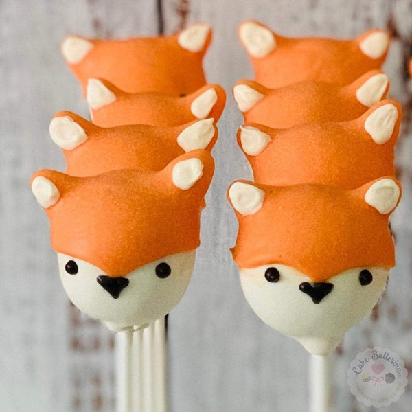 Fox Cake Pops-Cake Ballerina-Cake Pops