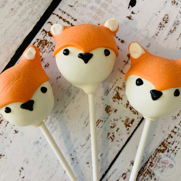 Fox Cake Pops-Cake Ballerina-Cake Pops