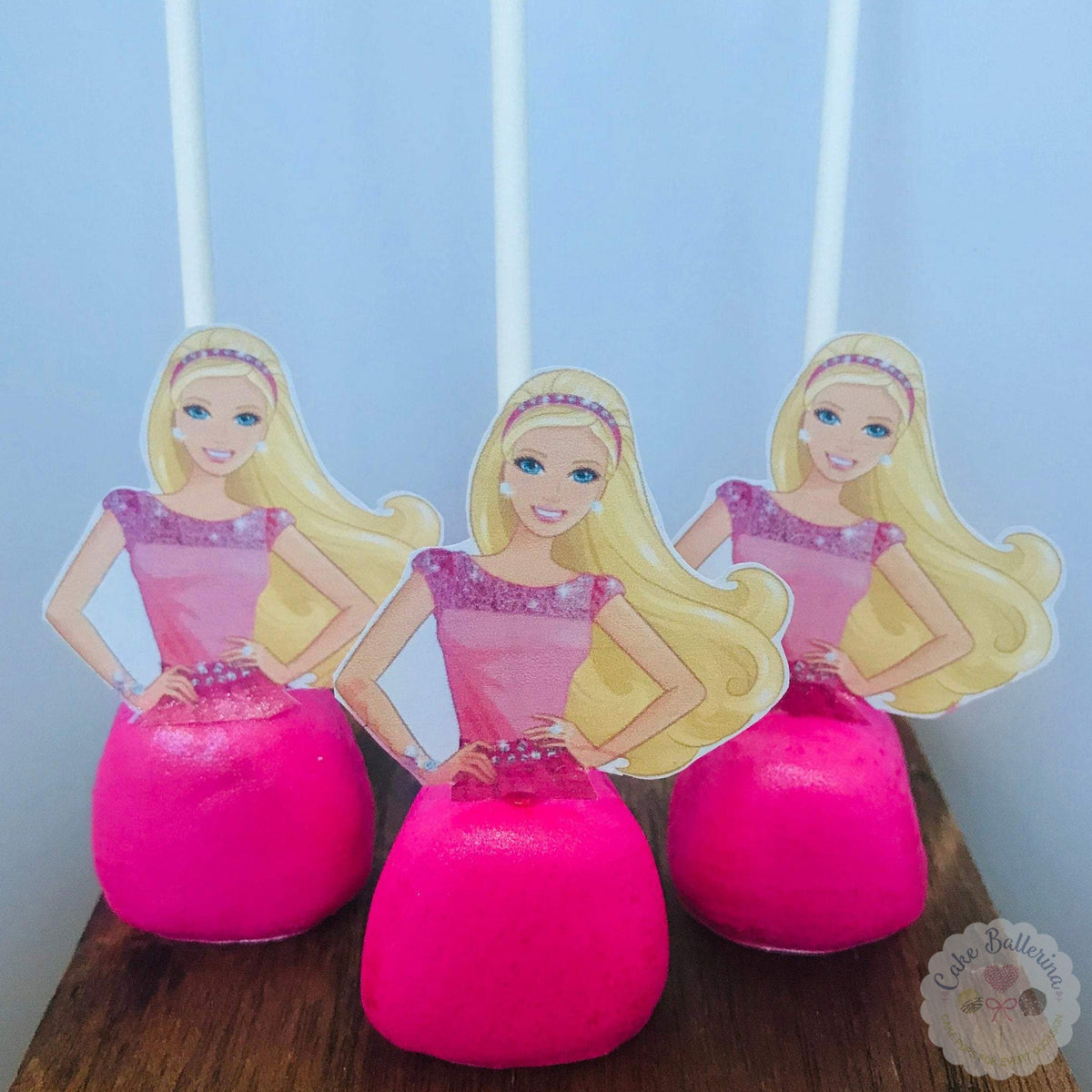 Pink & White Pretzel Rods Baby Shower Barbie Birthday 