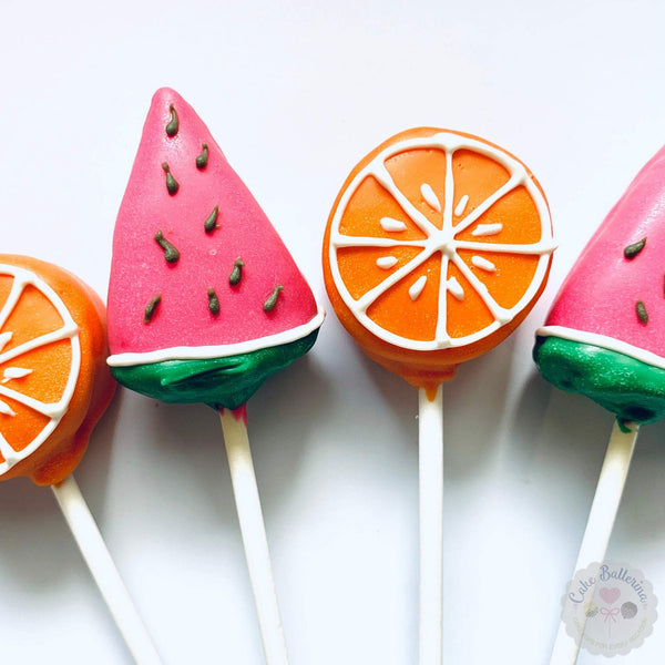Two-tti Frutti Cake Pops-Cake Ballerina-Cake Pops