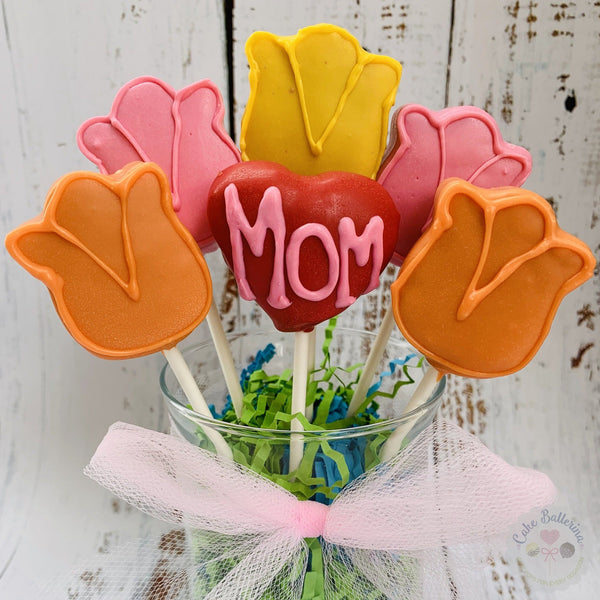 Mother's Day Cake Pops-Cake Ballerina-Cake Pops