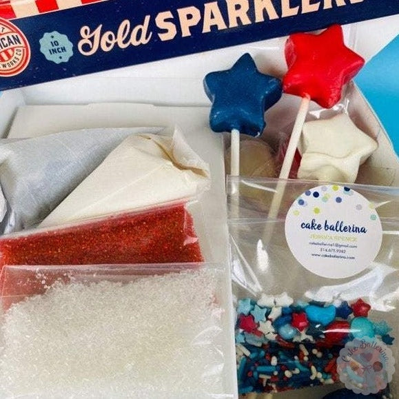 4th of July DIY - 1/2 Dozen-Cake Ballerina-Cake Pops