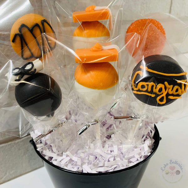 Graduation Gift Tin-Cake Ballerina-Cake Pops