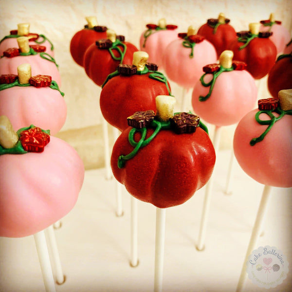 Pumpkin, Fall, Thanksgiving Cake Pops-Cake Ballerina-Cake Pops