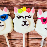 Llama Cake Pops-Cake Ballerina-Cake Pops