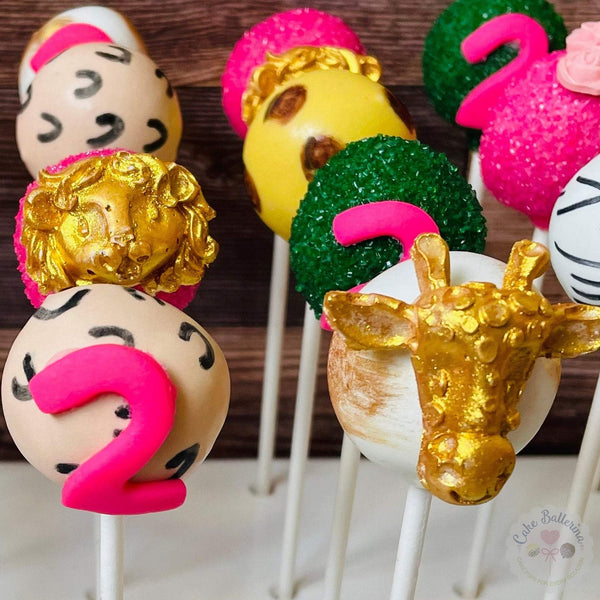 Jungle Cake Pops-Cake Ballerina-Cake Pops