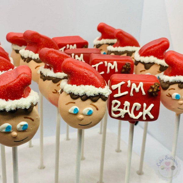 Elf on the Shelf Cake Pops-Cake Ballerina-Cake Pops