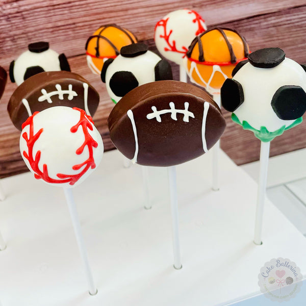 Sports Cake Pops-Cake Ballerina-Cake Pops