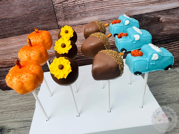 Fall Cake Pops-Cake Ballerina-Cake Pops