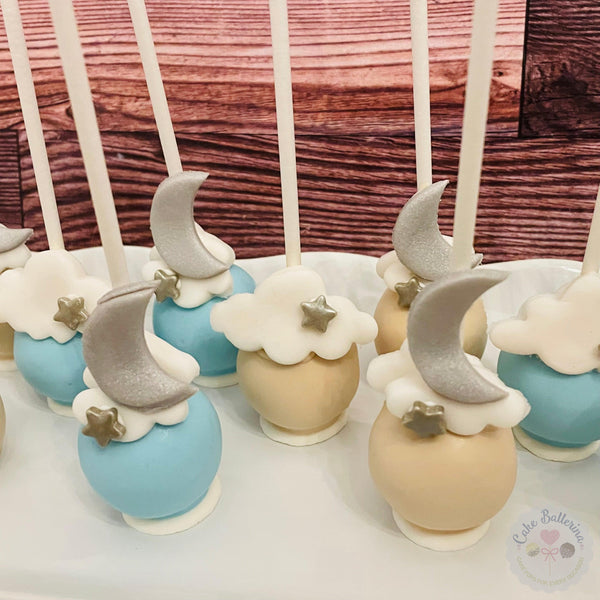 Moon & Stars Cake Pops-Cake Ballerina-Cake Pops