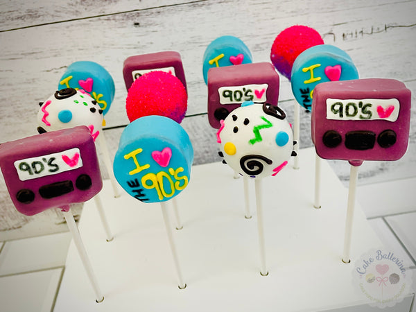 90s Cake Pops-Cake Ballerina-Cake Pops