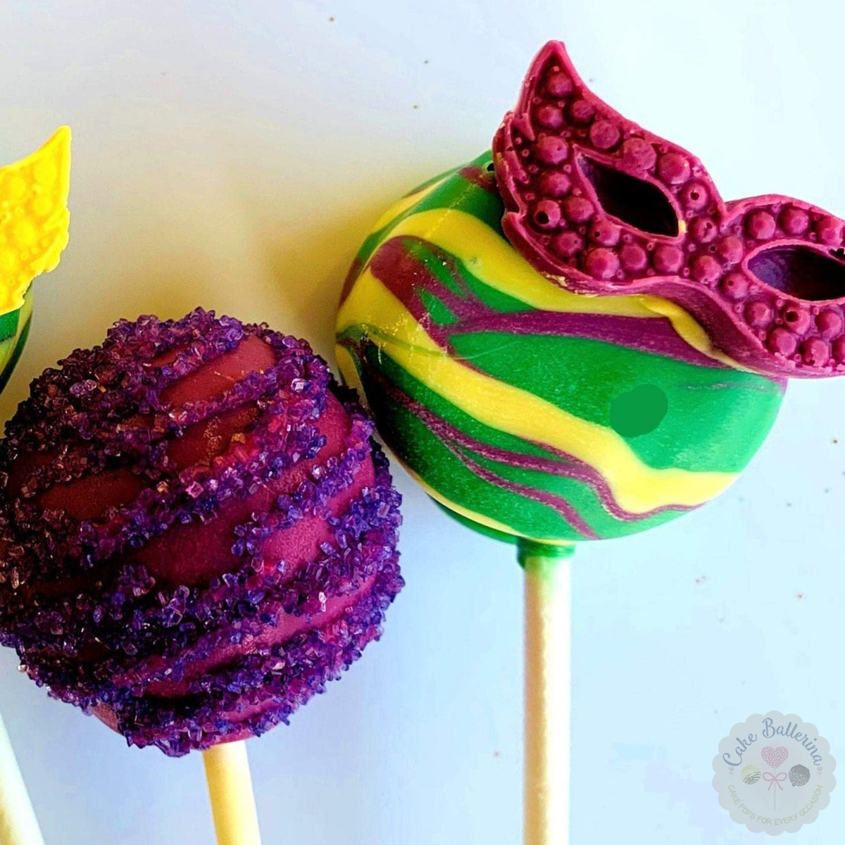 Mardi Gras Cake Pops Exclusive At Cake Ballerina