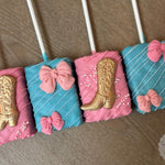 Boots and Bows Rice Krispies-Cake Ballerina-Cake Pops