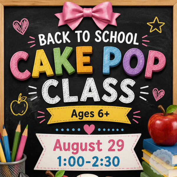 Dip & Decorate: Kids Cake Pop Class 1:00-Cake Ballerina-Cake Pops