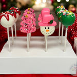 Pink Frosty Cake Pops-Cake Ballerina-Cake Pops