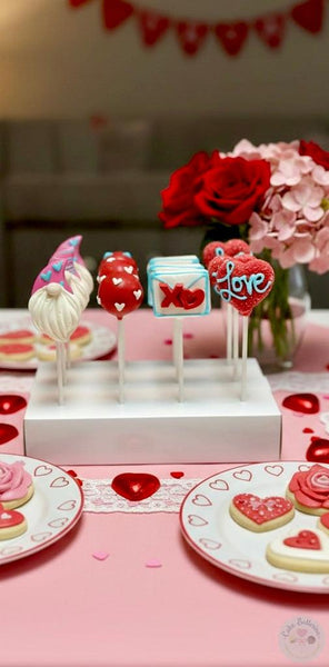 Valentine's Dozen-Cake Ballerina-Cake Pops