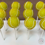 Tennis Ball Cake Pops-Cake Ballerina-Cake Pops